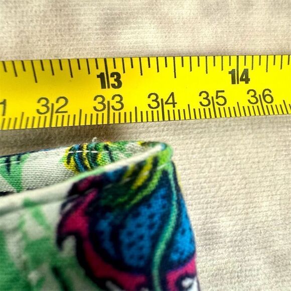 Noisy May Women's Floral Dragon Print Shorts Tropical Parrot Palm Size S - Picture 7 of 12